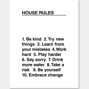 House Rules Posters and Art